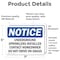 Signmission Underground Sprinklers Installed Contact, 7 in W x Rectangle, Vinyl Decal OS-2PACK-NS-D-57-L-18761 - alternate 4